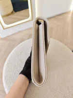 YSL, Envelope Clutch Bag, , Beige, Very Very  Good - Image 23