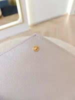 YSL, Envelope Clutch Bag, , Beige, Very Very  Good - Image 28