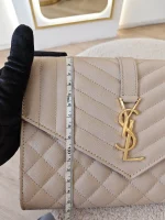 YSL, Envelope Clutch Bag, , Beige, Very Very  Good - Image 36