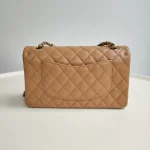Chanel, Classic Double Flap Bag, 10", Brown, New - Image 7