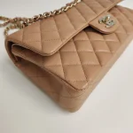 Chanel, Classic Double Flap Bag, 10", Brown, New - Image 9