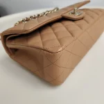 Chanel, Classic Double Flap Bag, 10", Brown, New - Image 10