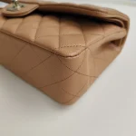 Chanel, Classic Double Flap Bag, 10", Brown, New - Image 13