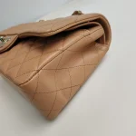 Chanel, Classic Double Flap Bag, 10", Brown, New - Image 14