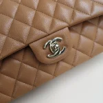 Chanel, Classic Double Flap Bag, 10", Brown, New - Image 16