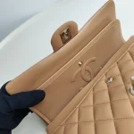 Chanel, Classic Double Flap Bag, 10", Brown, New - Image 25