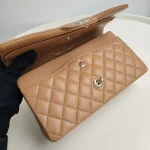 Chanel, Classic Double Flap Bag, 10", Brown, New - Image 26