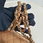 Chanel, Classic Double Flap Bag, 10", Brown, New - Image 45