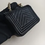 Chanel, Boy Belt Bag, , Black, Like New - Image 13