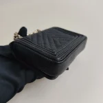 Chanel, Boy Belt Bag, , Black, Like New - Image 14