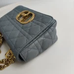 Dior, Caro Bag, Small, Gray, Very Very  Good - Image 7