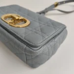 Dior, Caro Bag, Small, Gray, Very Very  Good - Image 12