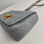 Dior, Caro Bag, Small, Gray, Very Very  Good - Image 13
