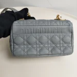 Dior, Caro Bag, Small, Gray, Very Very  Good - Image 16
