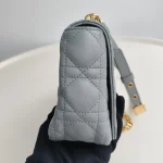 Dior, Caro Bag, Small, Gray, Very Very  Good - Image 22