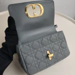 Dior, Caro Bag, Small, Gray, Very Very  Good - Image 29