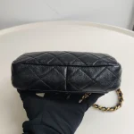 Chanel, Pearl Side Flap Bag , Mini, Black, Very Very  Good - Image 17
