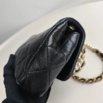 Chanel, Pearl Side Flap Bag , Mini, Black, Very Very  Good - Image 19