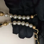 Chanel, Pearl Side Flap Bag , Mini, Black, Very Very  Good - Image 38