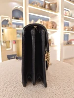 Gucci, Interlocking G Small Shoulder Bag, Small, Black, Very Good - Image 6