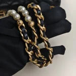 Chanel, Pearl Side Flap Bag , Mini, Black, Very Very  Good - Image 43