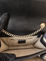 Gucci, Interlocking G Small Shoulder Bag, Small, Black, Very Good - Image 27
