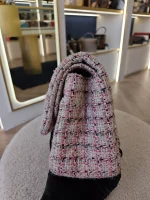Chanel, Chanel Tweed Quilted 2.55 Reissue Flap Bag, , Pink, Very Very  Good - Image 5