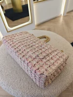 Chanel, Chanel Tweed Quilted 2.55 Reissue Flap Bag, , Pink, Very Very  Good - Image 14