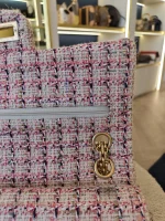 Chanel, Chanel Tweed Quilted 2.55 Reissue Flap Bag, , Pink, Very Very  Good - Image 23