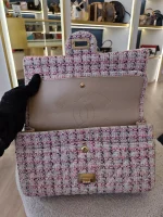 Chanel, Chanel Tweed Quilted 2.55 Reissue Flap Bag, , Pink, Very Very  Good - Image 26