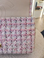 Chanel, Chanel Tweed Quilted 2.55 Reissue Flap Bag, , Pink, Very Very  Good - Image 27