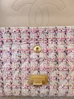 Chanel, Chanel Tweed Quilted 2.55 Reissue Flap Bag, , Pink, Very Very  Good - Image 28