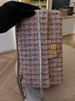 Chanel, Chanel Tweed Quilted 2.55 Reissue Flap Bag, , Pink, Very Very  Good - Image 41