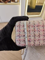 Chanel, Chanel Tweed Quilted 2.55 Reissue Flap Bag, , Pink, Very Very  Good - Image 44