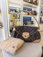 Louis Vuitton, Louis Vuitton Beverly MM Shoulder Bag, MM, Brown, Very Good - Image 3