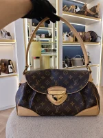 Louis Vuitton, Louis Vuitton Beverly MM Shoulder Bag, MM, Brown, Very Good - Image 5