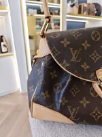 Louis Vuitton, Louis Vuitton Beverly MM Shoulder Bag, MM, Brown, Very Good - Image 8