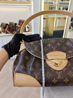 Louis Vuitton, Louis Vuitton Beverly MM Shoulder Bag, MM, Brown, Very Good - Image 45