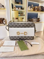 Gucci, Gucci Horsebit 1955 Small Camera Bag, Small, Beige, Very Very  Good - Image 2
