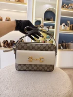 Gucci, Gucci Horsebit 1955 Small Camera Bag, Small, Beige, Very Very  Good - Image 3