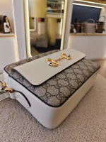 Gucci, Gucci Horsebit 1955 Small Camera Bag, Small, Beige, Very Very  Good - Image 11