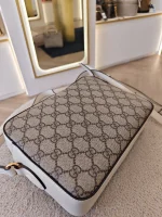 Gucci, Gucci Horsebit 1955 Small Camera Bag, Small, Beige, Very Very  Good - Image 14
