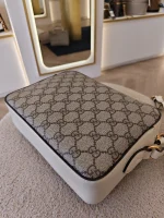 Gucci, Gucci Horsebit 1955 Small Camera Bag, Small, Beige, Very Very  Good - Image 16