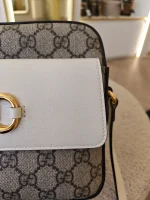 Gucci, Gucci Horsebit 1955 Small Camera Bag, Small, Beige, Very Very  Good - Image 22