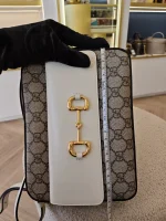 Gucci, Gucci Horsebit 1955 Small Camera Bag, Small, Beige, Very Very  Good - Image 42