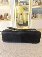 Gucci, Gucci Marmont Crystal Embellished Velvet Shoulder Bag, 26, Black, Very Very  Good - Image 18