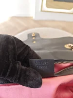 Gucci, Gucci Marmont Crystal Embellished Velvet Shoulder Bag, 26, Black, Very Very  Good - Image 36
