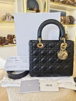 Dior, Lady Dior Medium, Medium, Black, Very Very  Good - Image 2