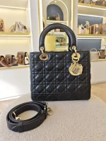 Dior, Lady Dior Medium, Medium, Black, Very Very  Good - Image 4