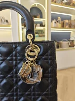 Dior, Lady Dior Medium, Medium, Black, Very Very  Good - Image 7